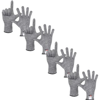 Foto 2 | Guante Anti Corté Anti Estéticos Ventdepot Mxbgp-014 4 Pares Gris
