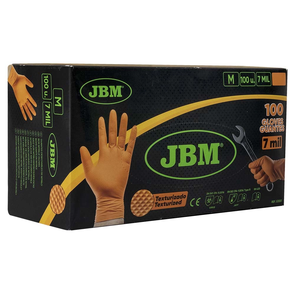 Foto 3 | Guantes Jb Naranjas Talla L