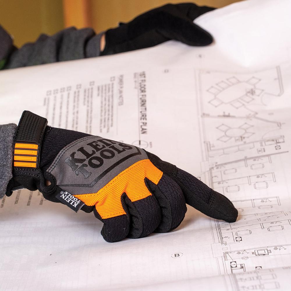 Foto 7 pulgar | Guantes Uso General Resistente Talla Chica 60594 Klein Tools Negro