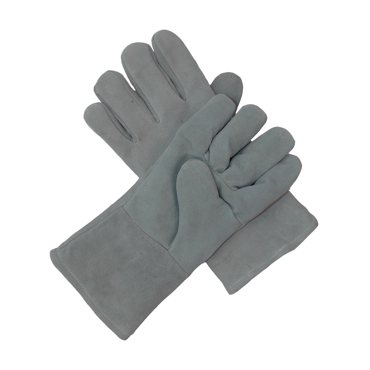 Foto 1 | Guantes De Carnaza Grises Con Forro