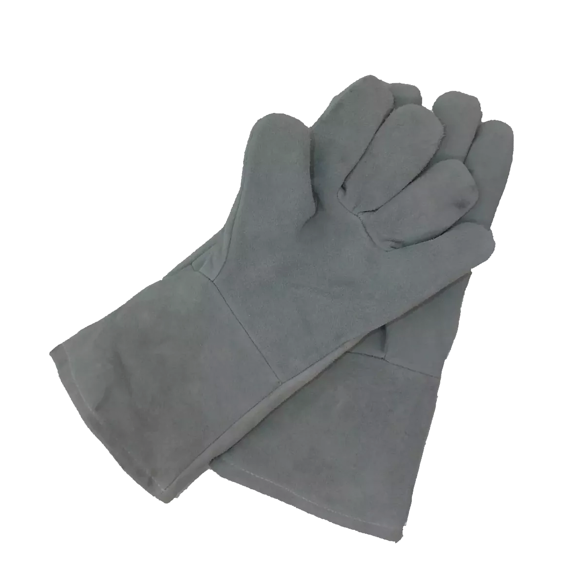 Foto 3 | Guantes De Carnaza Grises Con Forro