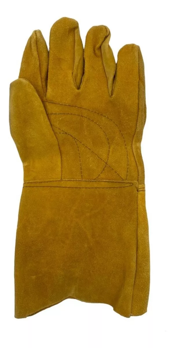 Foto 4 pulgar | Guantes De Carnaza Amarillos Para Soldar