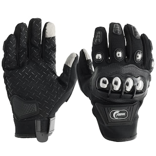 Foto 1 | Guante con Protección Metálica Pantalla Táctil Negro