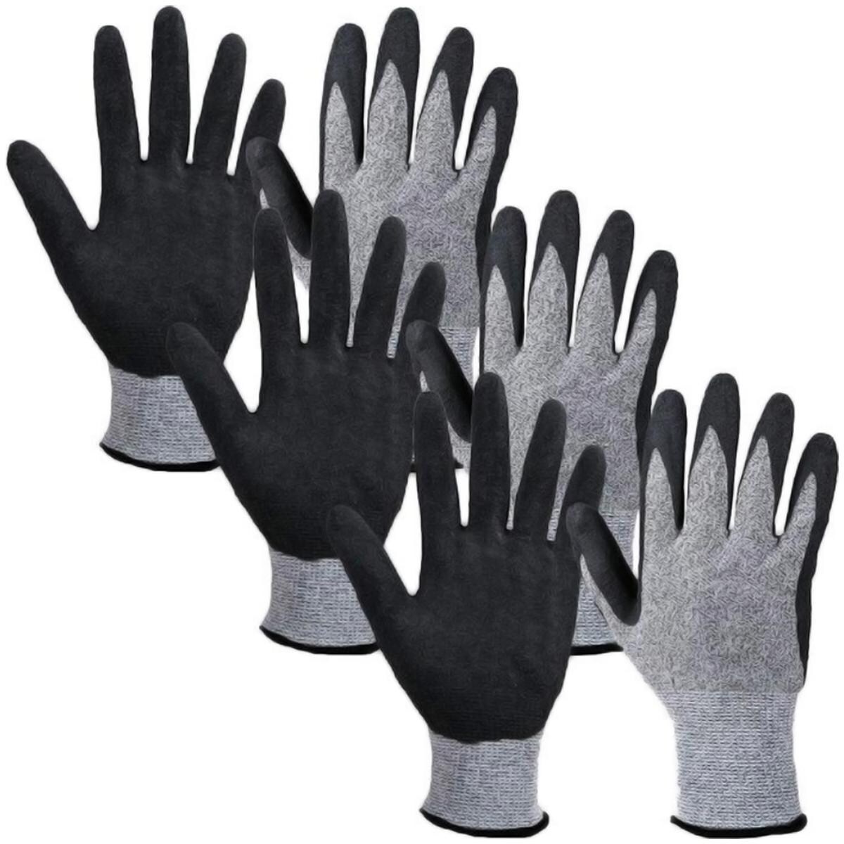 Pares De Guantes De Cocina Ventdepot Mxgvm-018 3 Pares Gris Y Negro $1,217