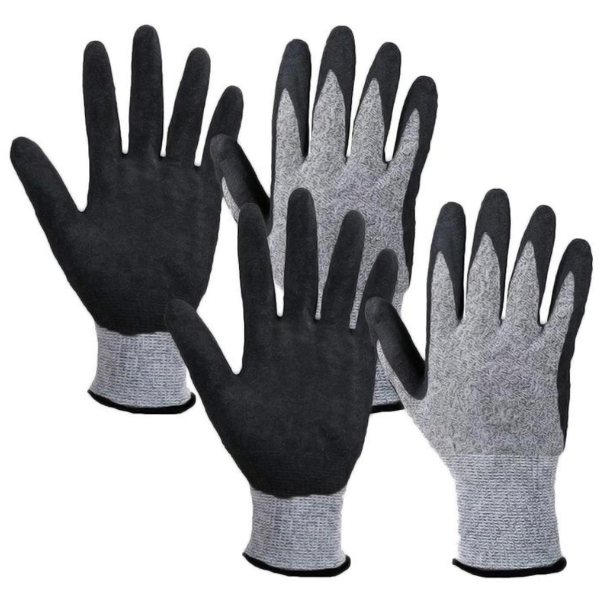 Foto 1 | Pares De Guantes De Cocina Ventdepot Mxgvm-017 2 Pares Gris Y Negro