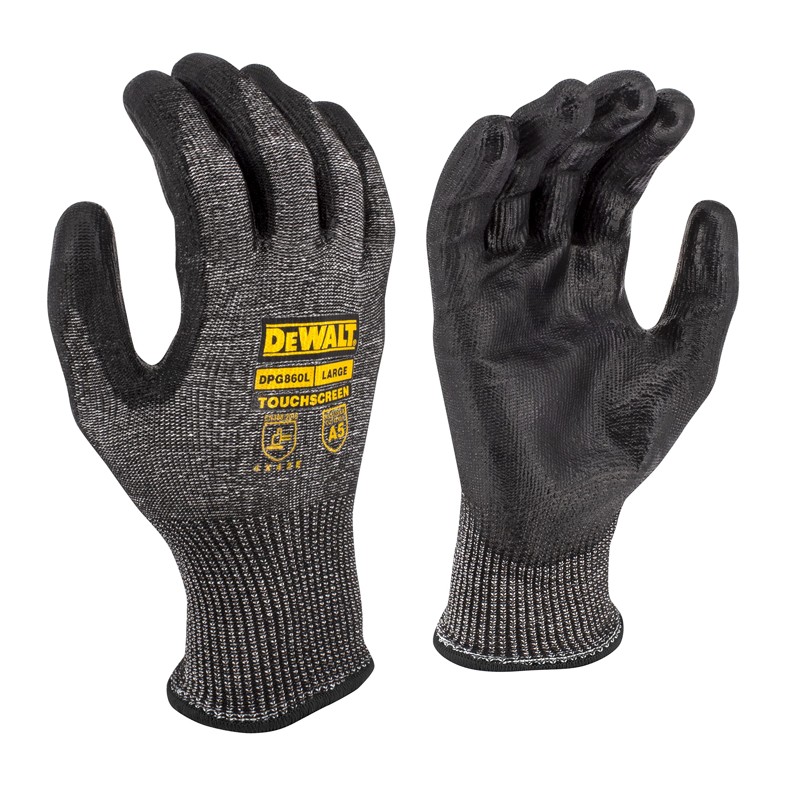 Foto 2 pulgar | Guante Dewalt Dpg860 De Protección Contra Cortes, Nivel A5, Pantalla Táctil De Poliuretano S - Venta Internacional.