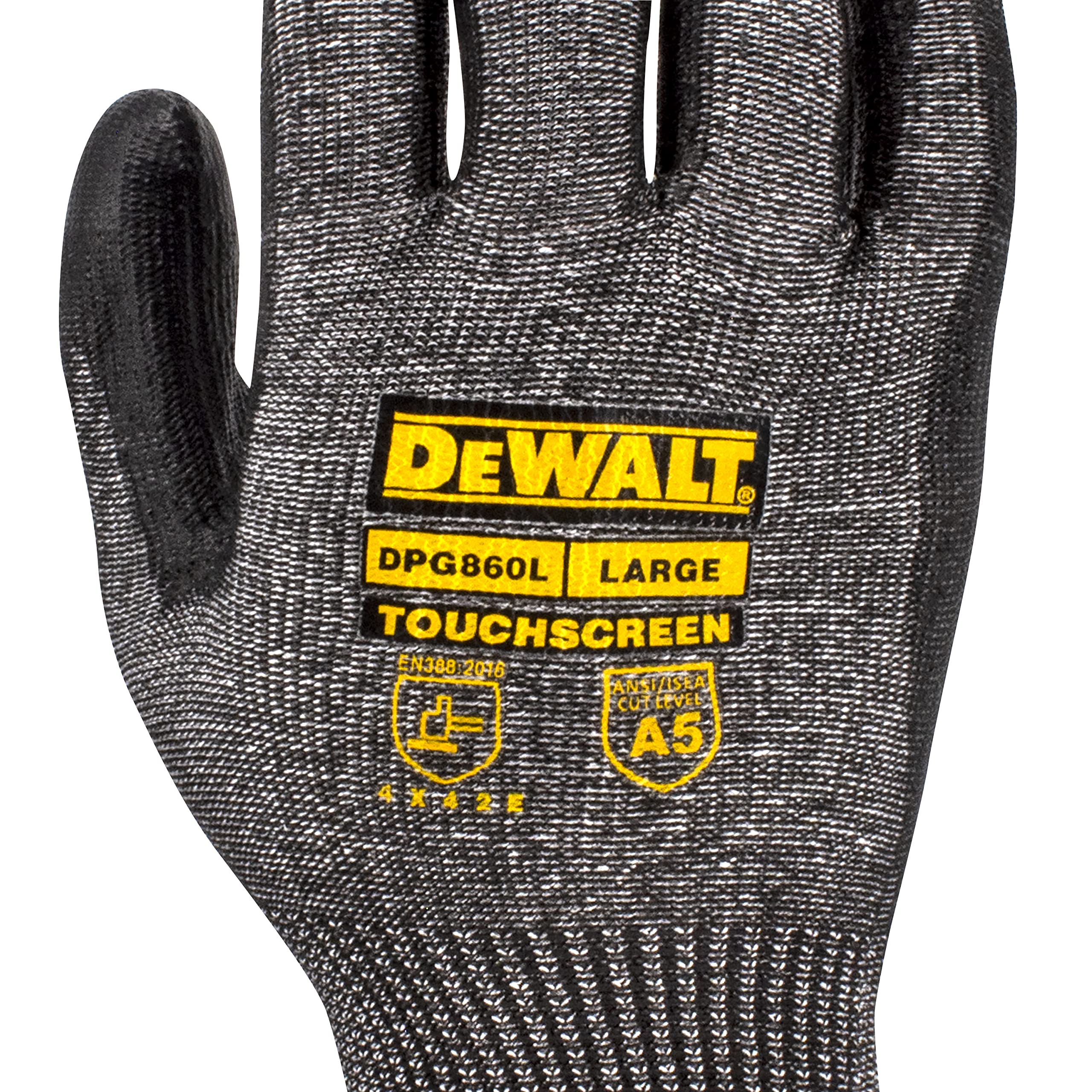 Foto 8 pulgar | Guante Dewalt Dpg860 De Protección Contra Cortes, Nivel A5, Pantalla Táctil De Poliuretano S - Venta Internacional.