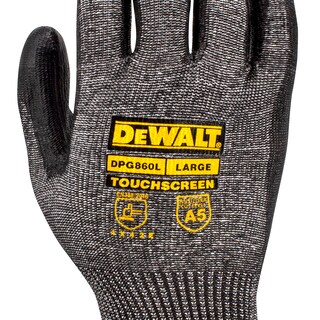Foto 7 | Guante Dewalt Dpg860 De Protección Contra Cortes, Nivel A5, Pantalla Táctil De Poliuretano S - Venta Internacional.