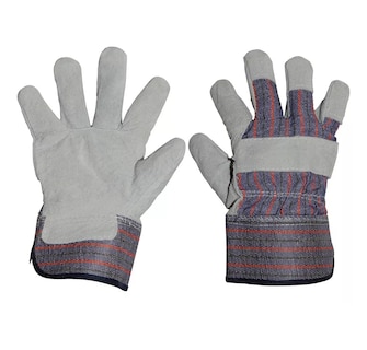 Foto 1 | Guantes Carnaza Loneta Unitalla Uso Pesado Surtek Gris