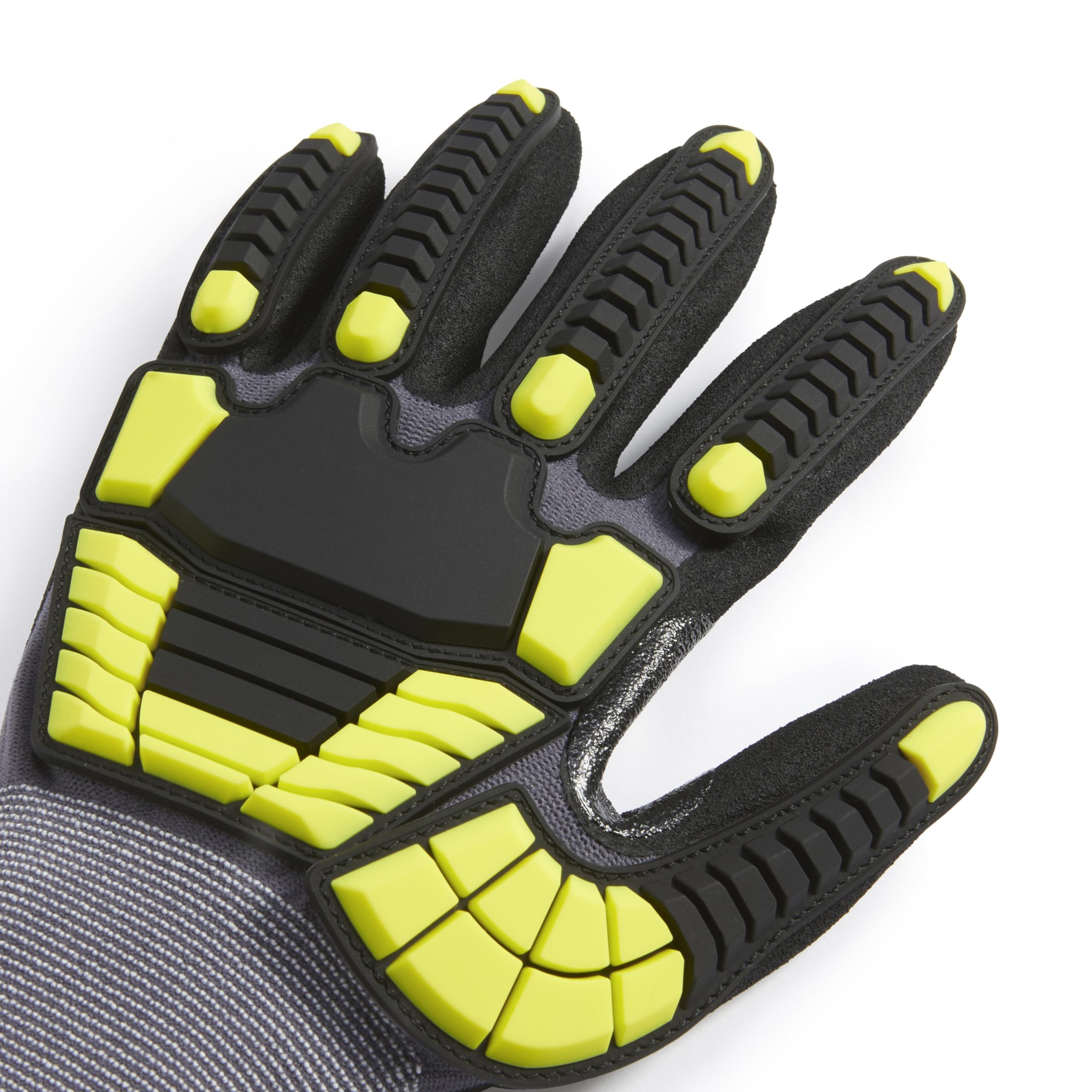 Foto 6 pulgar | Guantes Amazon Basics, Protección Contra Impactos, 15 G, De Nitrilo Arenoso - Venta Internacional.