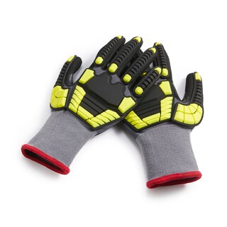 Foto 4 | Guantes Amazon Basics De Protección Contra Impactos, 120 Pares, Color Amarillo, Talla Pequeña - Venta Internacional.