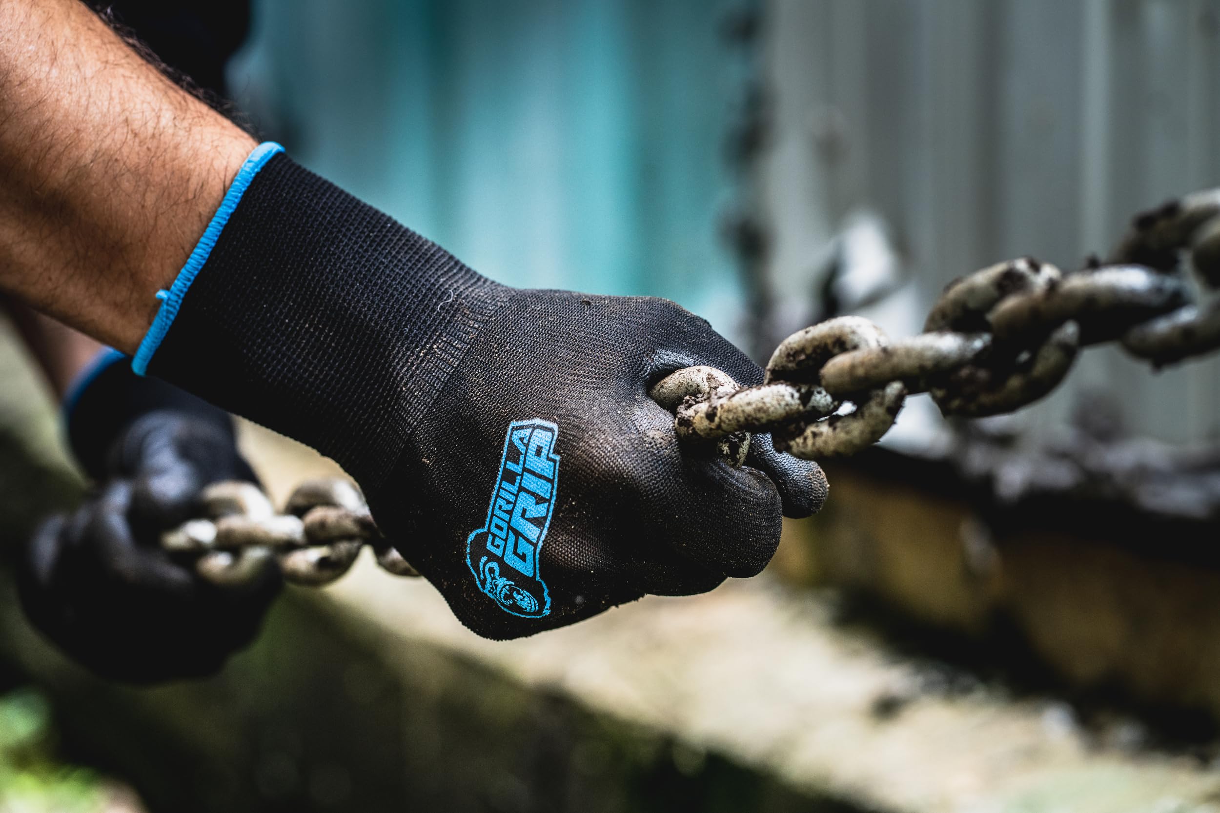 Foto 2 | Guantes De Trabajo Gorilla Grip Max Grip Antideslizantes, Grandes - Venta Internacional.