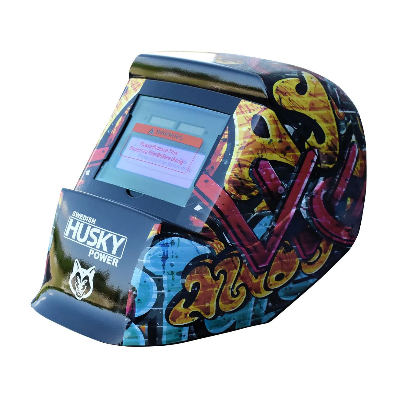 Foto 4 pulgar | Careta Electrónica Swedish Husky Power Sombra Variable Grafiti - Hkc45