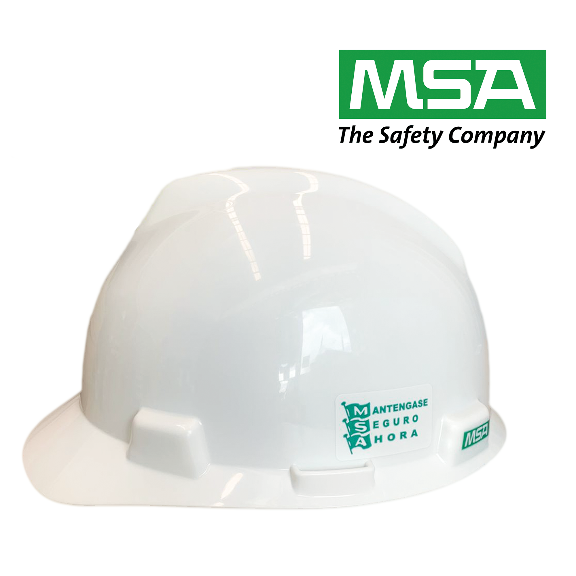 Foto 4 | Casco De Seguridad Tipo Cachuca Blanco Ajuste Matraca Msa