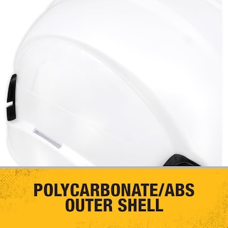 Foto 3 | Casco De Seguridad Dewalt Dpg22 Tipo Ii Clase E Blanco Talla Adulto - Venta Internacional.