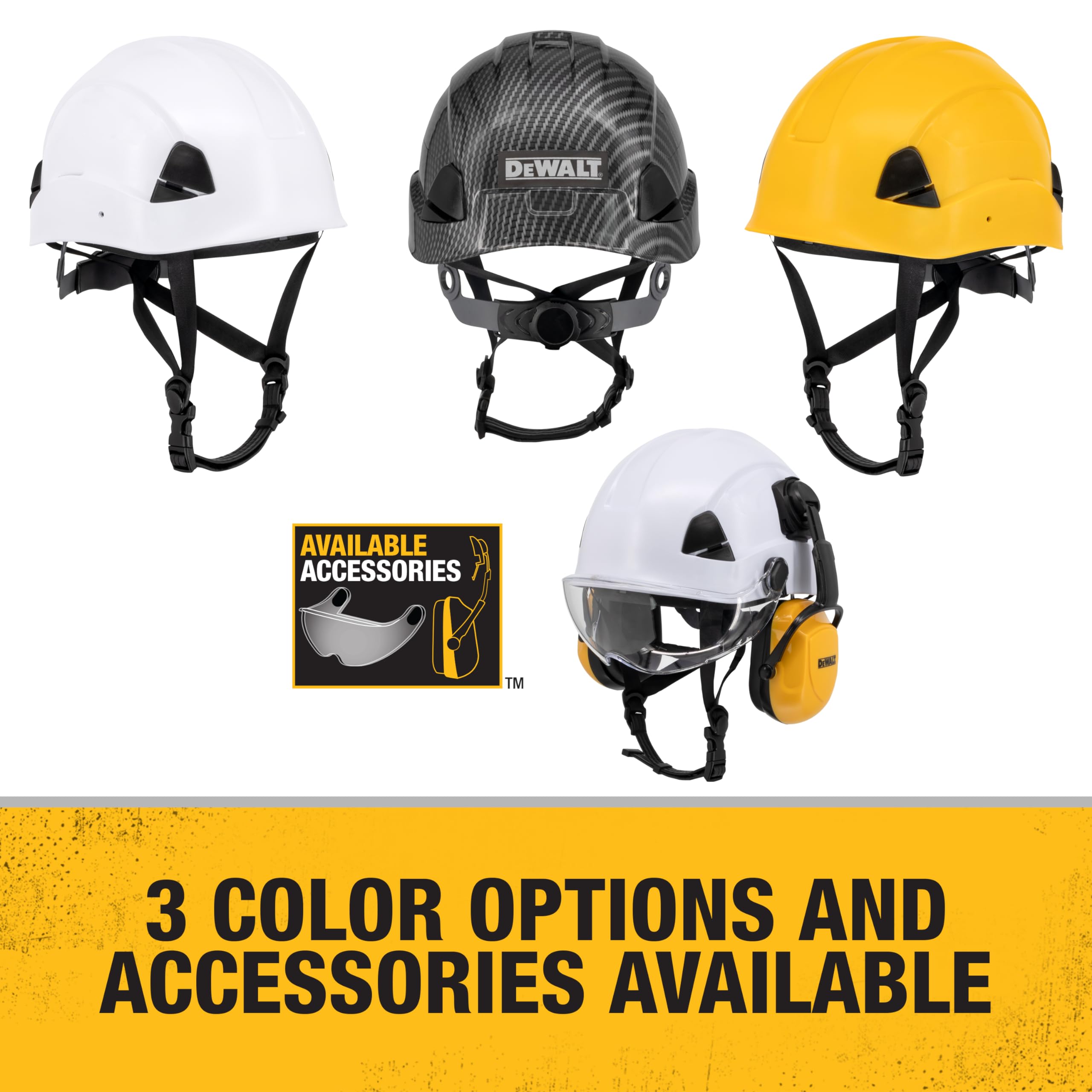 Foto 6 | Casco De Seguridad Dewalt Dpg22 Tipo Ii Clase E Blanco Talla Adulto - Venta Internacional.