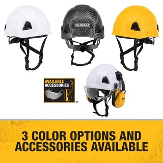 Foto 6 | Casco De Seguridad Dewalt Dpg22 Tipo Ii Clase E Blanco Talla Adulto - Venta Internacional.