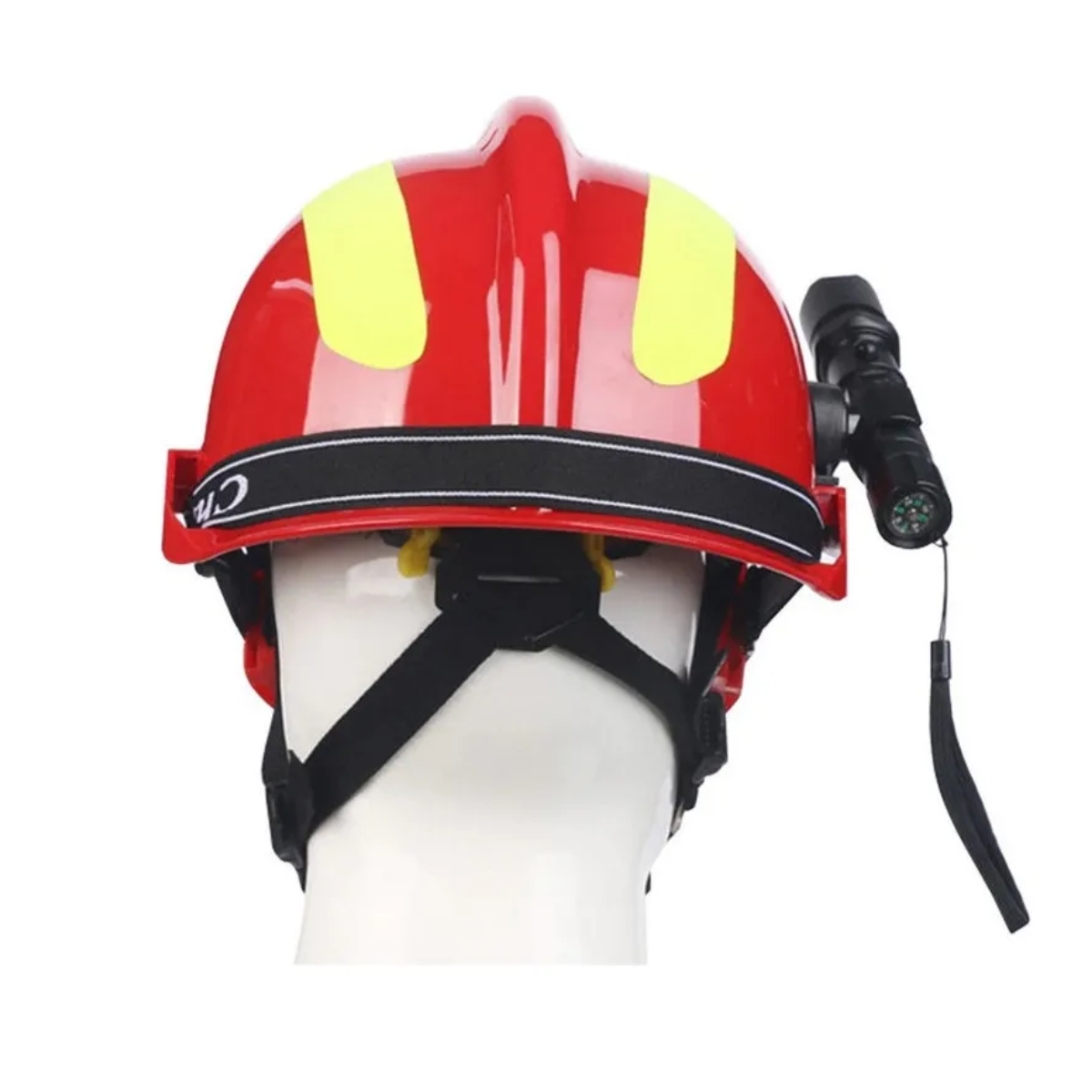 Foto 4 pulgar | Casco De Rescate Bomberos Seguridad Con Lampara Y Goggles Eo Safe Imports Esi-19260 Rojo