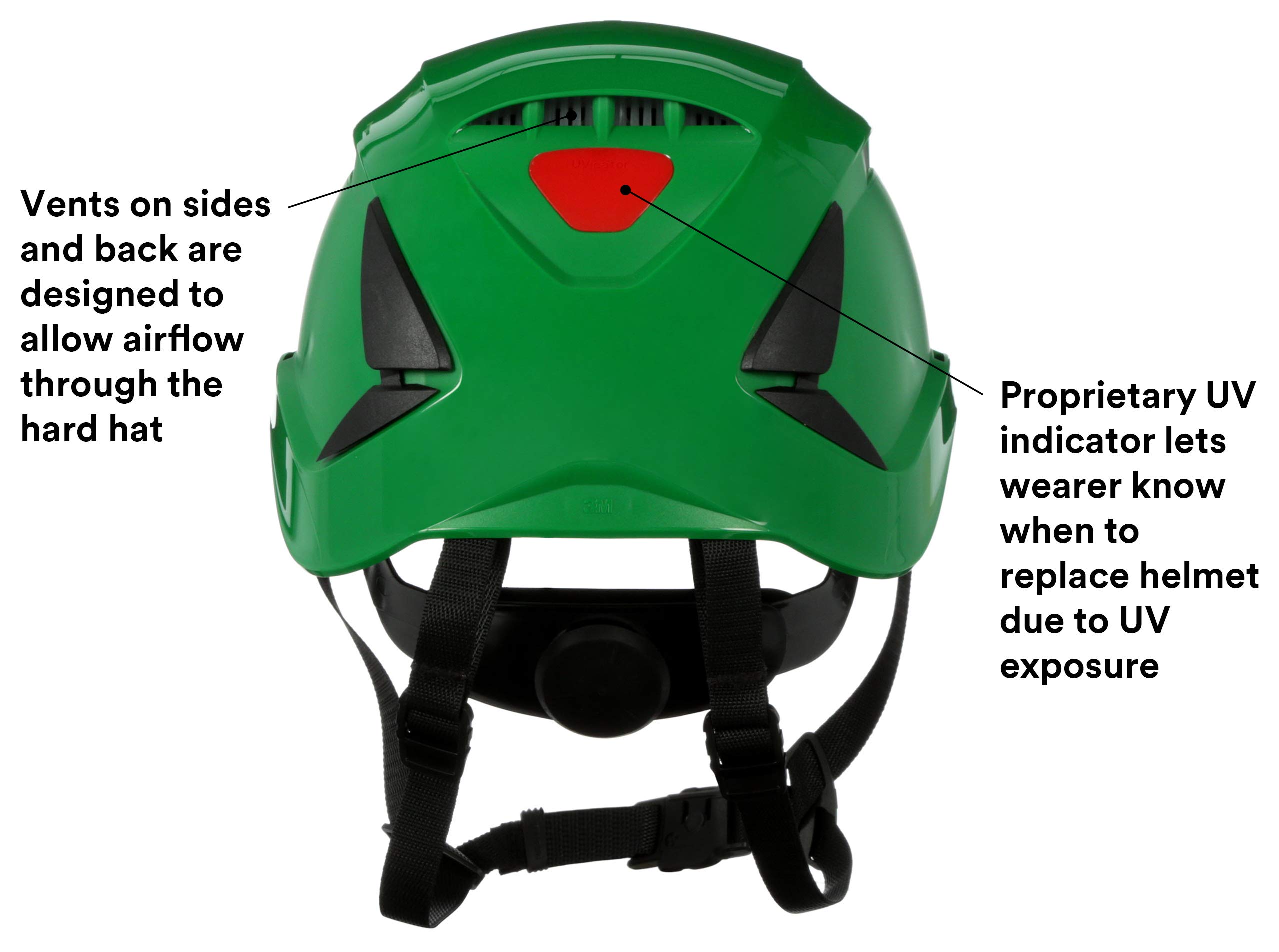 Foto 6 pulgar | Casco De Seguridad 3m Securefit Climbing Style Green X5004v-ansi - Venta Internacional.