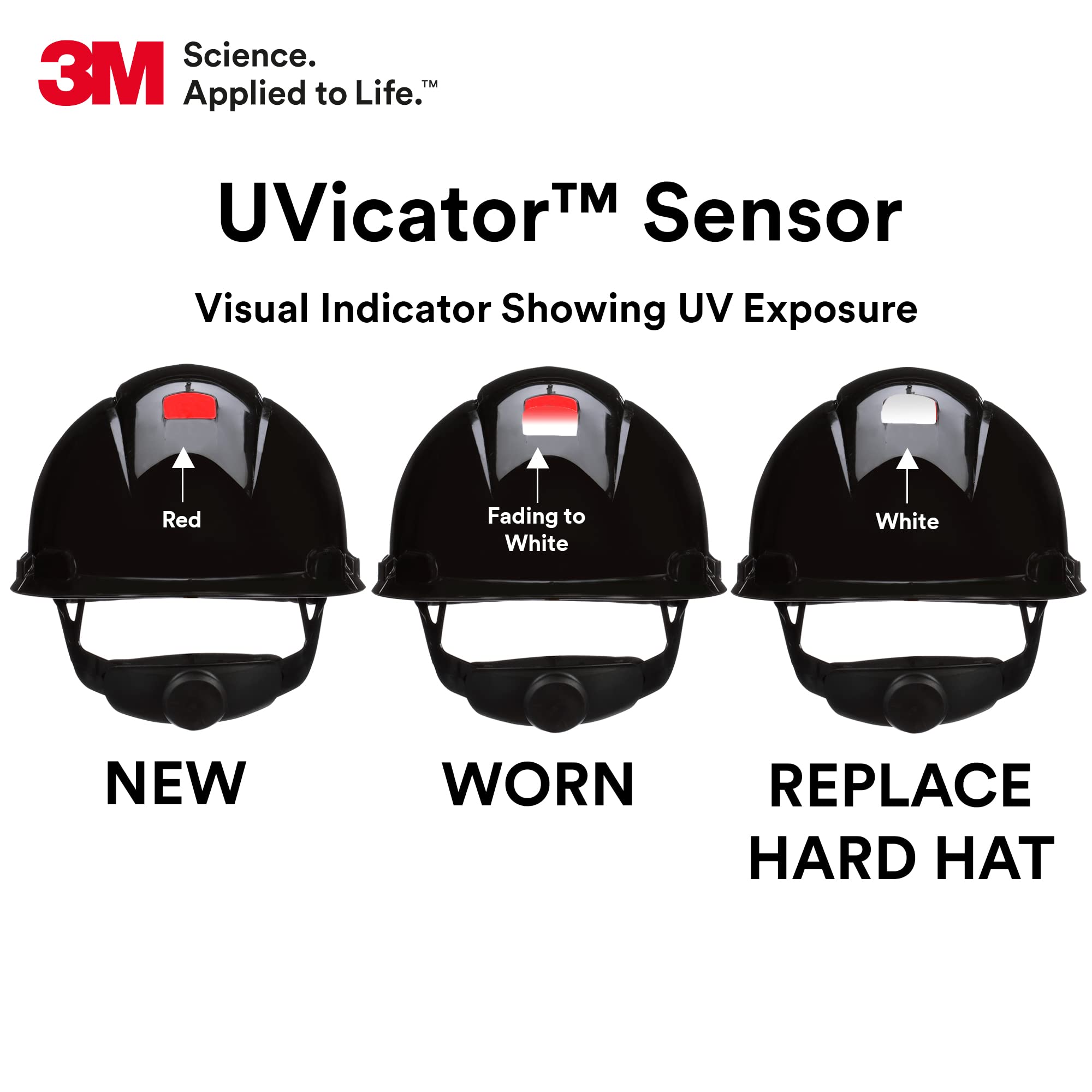 Foto 4 | Casco De Seguridad 3m Hard Hat Securefit H-712sfr-uv Negro - Venta Internacional.