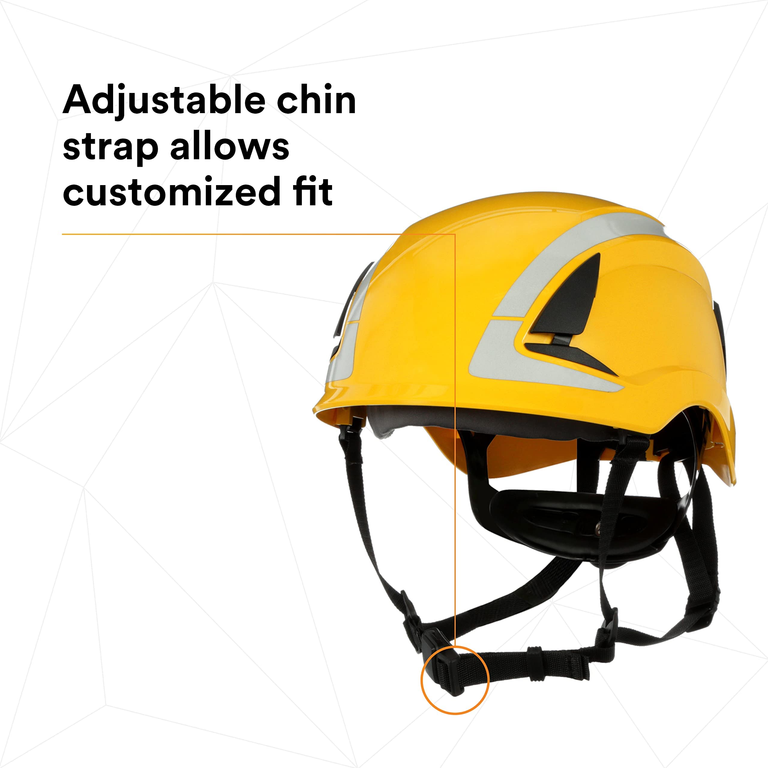 Foto 8 pulgar | Casco De Seguridad 3m Securefit Climbing Style Yellow X5002-ansi - Venta Internacional.