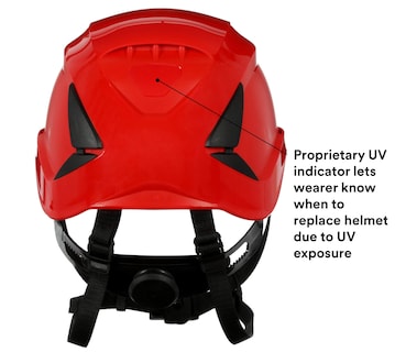 Foto 5 | Casco De Seguridad 3m Securefit Climbing Style Red X5005-ansi - Venta Internacional.