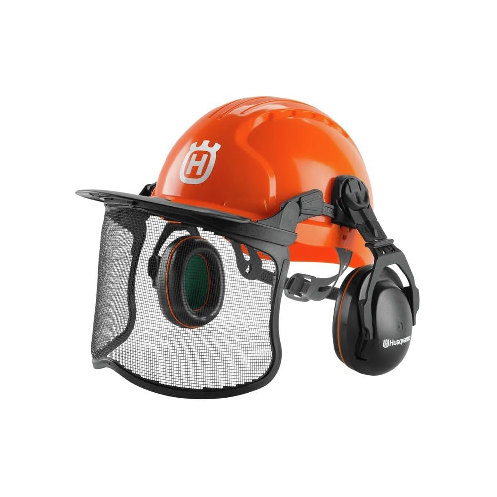 Foto 1 | Casco De Motosierra Husqvarna 592752601 Con Protector Frontal De Malla Metálica - Venta Internacional.
