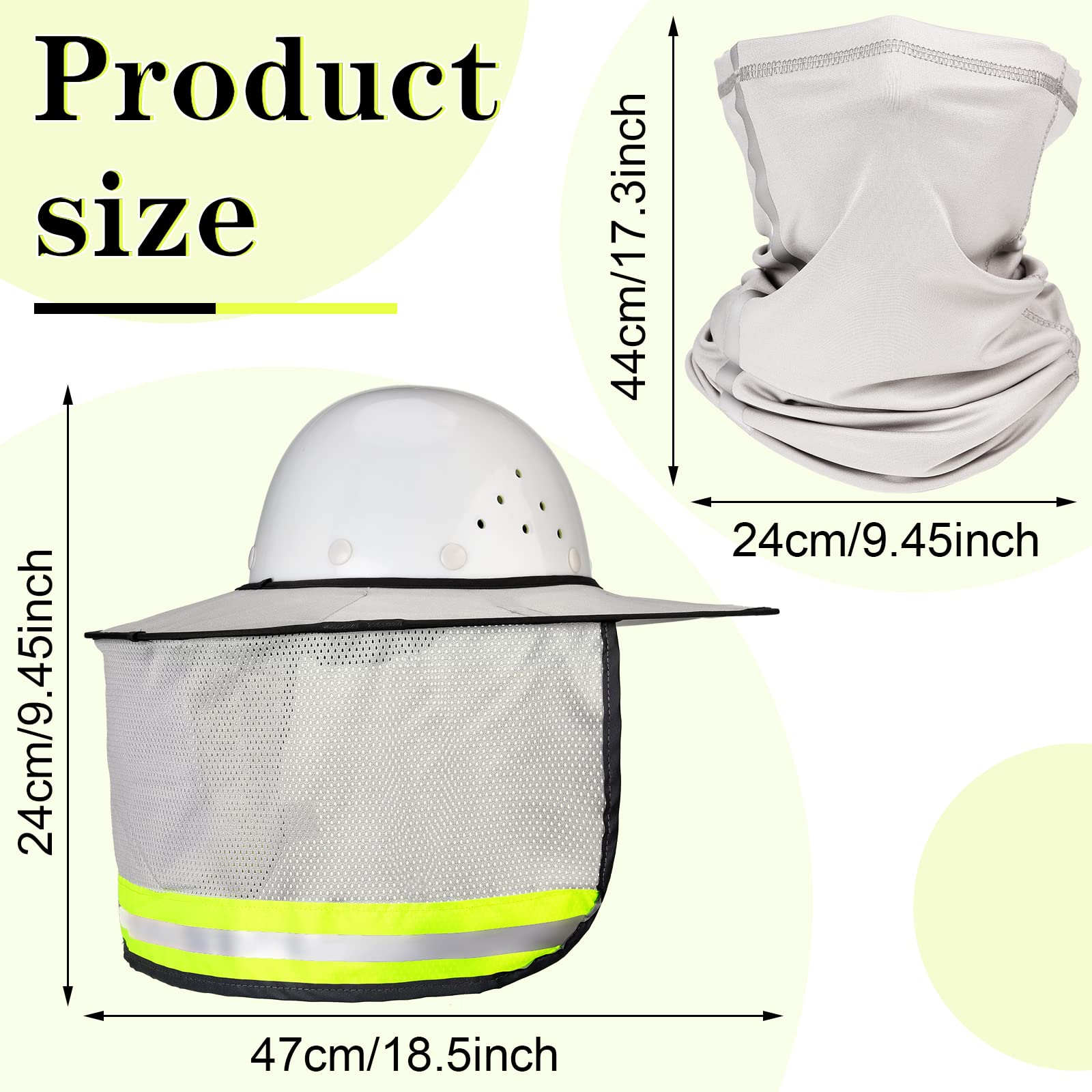 Foto 4 pulgar | Gorro Duro, Protección Para El Cuello Y Polaina Para El Cuello, Gorro Para El Sol - Venta Internacional.
