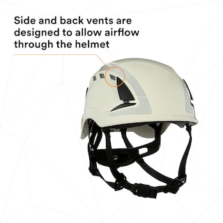 Foto 5 | Casco De Seguridad 3m Securefit Climbing Style White X5001vx-ansi - Venta Internacional.