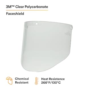 Foto 2 | Policarbonato Transparente Faceshield 3m Wp96 Para Uso Industrial - Venta Internacional.