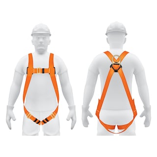 Foto 2 | Kit Contra Caídas Con Arnés De Un Anillo Truper color Naranja Con Mochila
