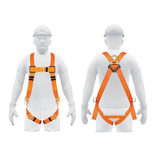 Foto 2 | Kit contra Caídas Truper ARN-KIT-3 color Naranja con Arnés de Tres Anillos