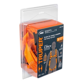 Foto 2 | Arnés de Cuerpo Completo con 5 Anillos Truper ARN-5438 color Naranja 1 Pieza