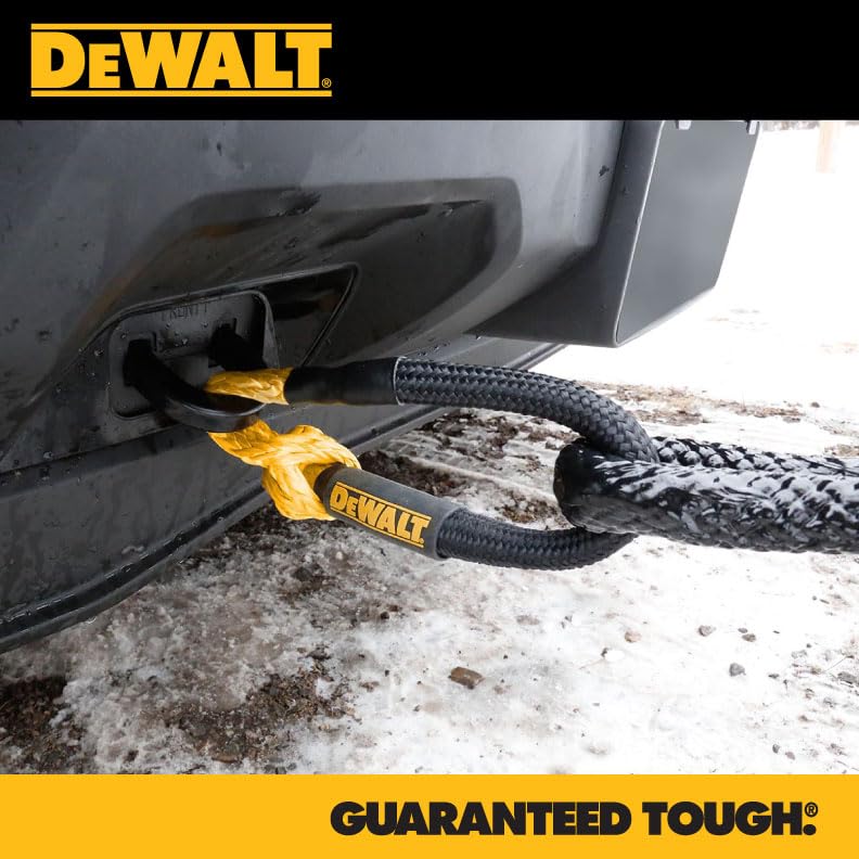 Foto 3 pulgar | Kit De Recuperación Kinetic Tow Rope Dewalt Dxbc90006, 8 M, 29.300 Libras - Venta Internacional.