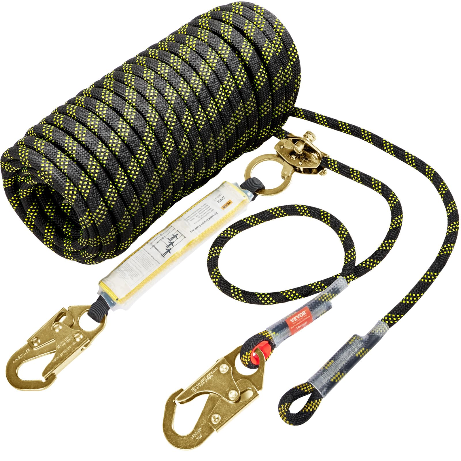 Foto 1 | Protección Contra Caídas Vevor Vertical Lifeline Assembly De 0,55 Pulgadas X 30 M - Venta Internacional.