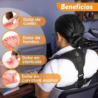 Foto 4 | Corrector De Postura Archy Faja Espalda Soporte Alivio Dolor Lumbar Y Dorsal Ergonómico Unisex