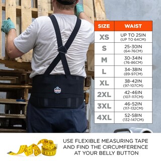 Foto 5 | Soporte Para Espalda Ergodyne Proflex 1600 Soporte Extendido - Venta Internacional.