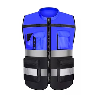 Foto 1 | Chaleco Seguridad Industrial Reflejante Talla Xl Eo Safe Imports Esi-14611 Azul