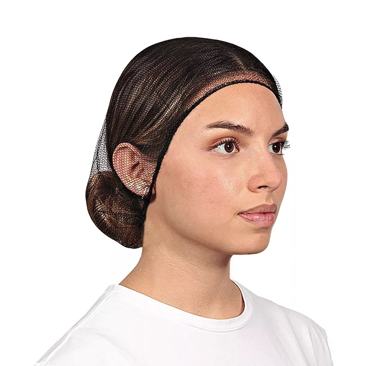 Foto 1 | Cofia Malla Protectora  Para Cabello Desechable Paquete De 12 Pz Color Negro