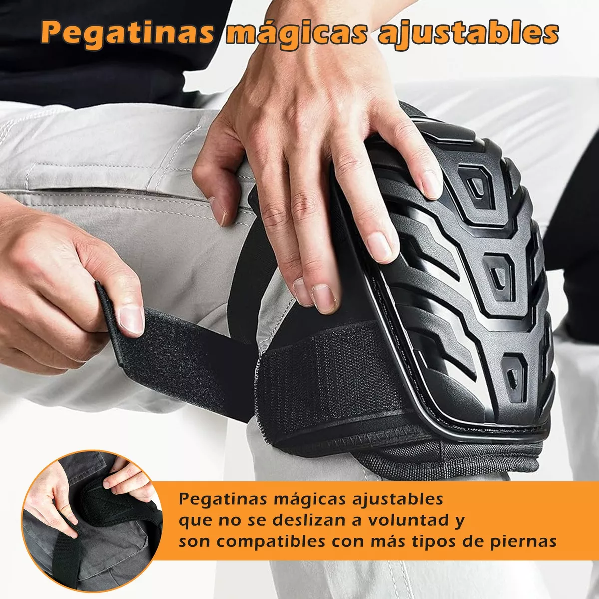 Foto 3 pulgar | Par De Rodilleras Para Trabajos De Construcción Eo Safe Imports Esi-15425 Negro