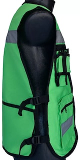 Foto 3 | Chaleco Seguridad Industrial Brigadista Reflejante Textil Verde Neón
