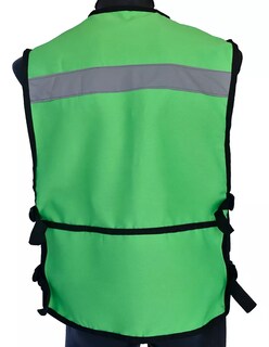 Foto 4 | Chaleco Seguridad Industrial Brigadista Reflejante Textil Verde Neón