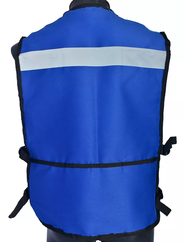 Foto 5 pulgar | Chaleco Seguridad Industrial Brigadista Reflejante Textil Color Azul rey