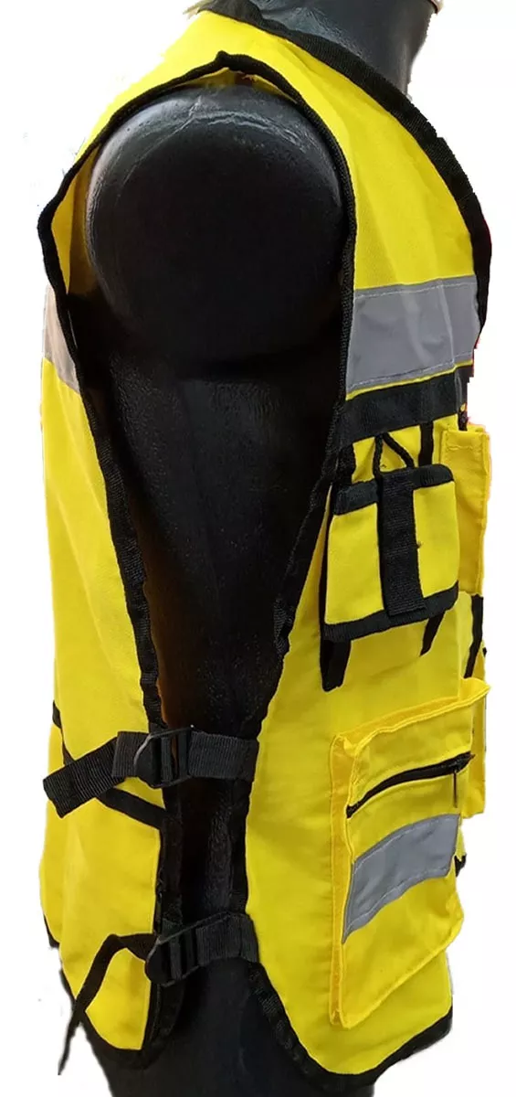 Foto 5 pulgar | Chaleco Seguridad Industrial Brigadista Reflejante Textil Color Amarillo Canario