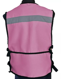 Foto 3 | Chaleco Seguridad Industrial Brigadista Reflejante Textil Color Rosa Pastel