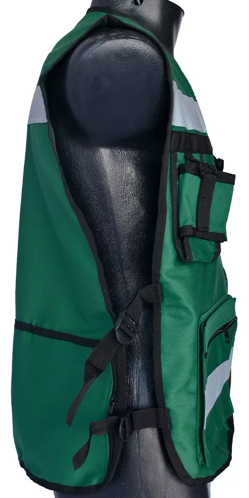 Foto 4 pulgar | Chaleco Seguridad Industrial Brigadista Reflejante Textil Verde Bandera