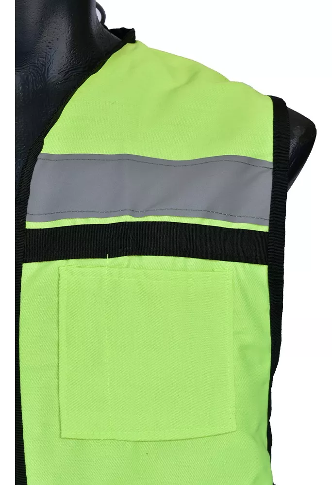 Foto 3 pulgar | Chaleco Seguridad Industrial Brigadista Reflejante Textil Color Amarillo Neón