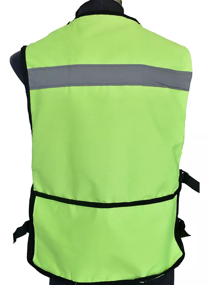 Foto 4 | Chaleco Seguridad Industrial Brigadista Reflejante Textil Color Amarillo Neón