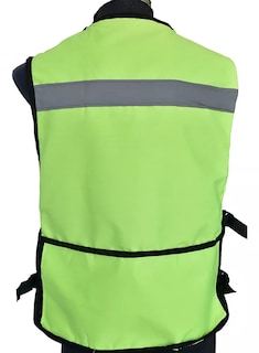 Foto 4 | Chaleco Seguridad Industrial Brigadista Reflejante Textil Color Amarillo Neón