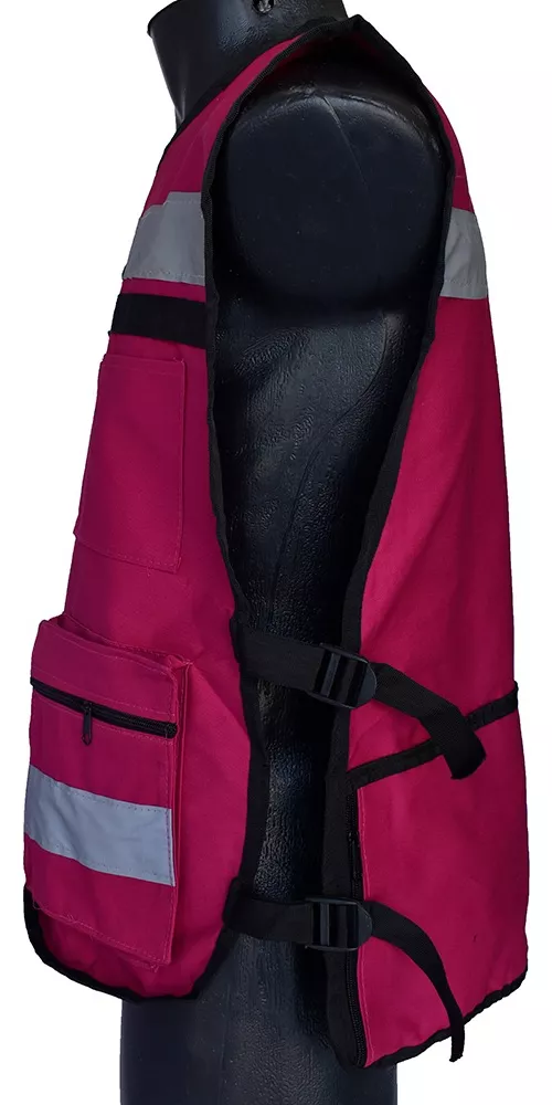 Foto 4 pulgar | Chaleco Seguridad Industrial Brigadista Reflejante Textil Fucsia